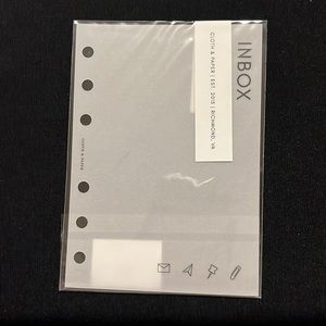 Planner insert